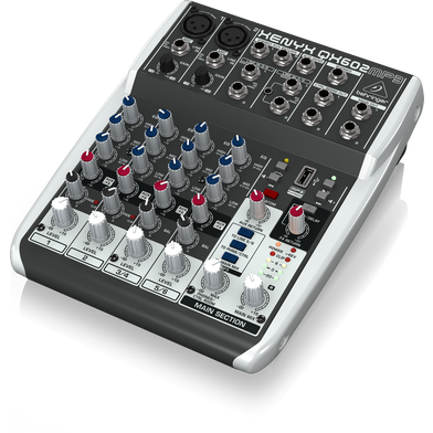 Behringer Xenyx QX602-MP3 Mixer with USB MP3 Playback