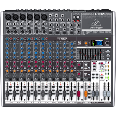 Behringer Xenyx X1832USB Mixer 18-In 3/2-Bus w/USB and Effects