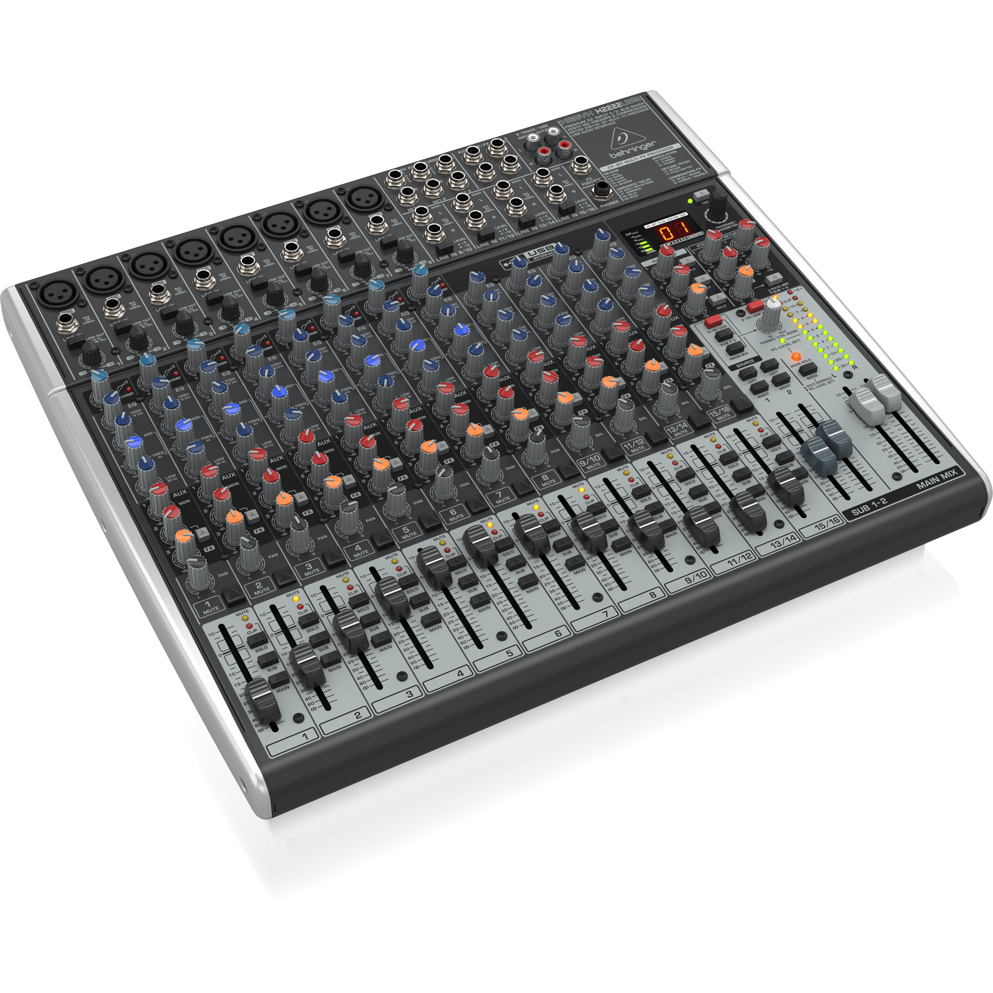 BEHRINGER XENYX X2222USB アナログミキサー　ジャンク Behringer Xenyx X2222USB Mixer 22-In 2/2-Bus w/USB and Effects
