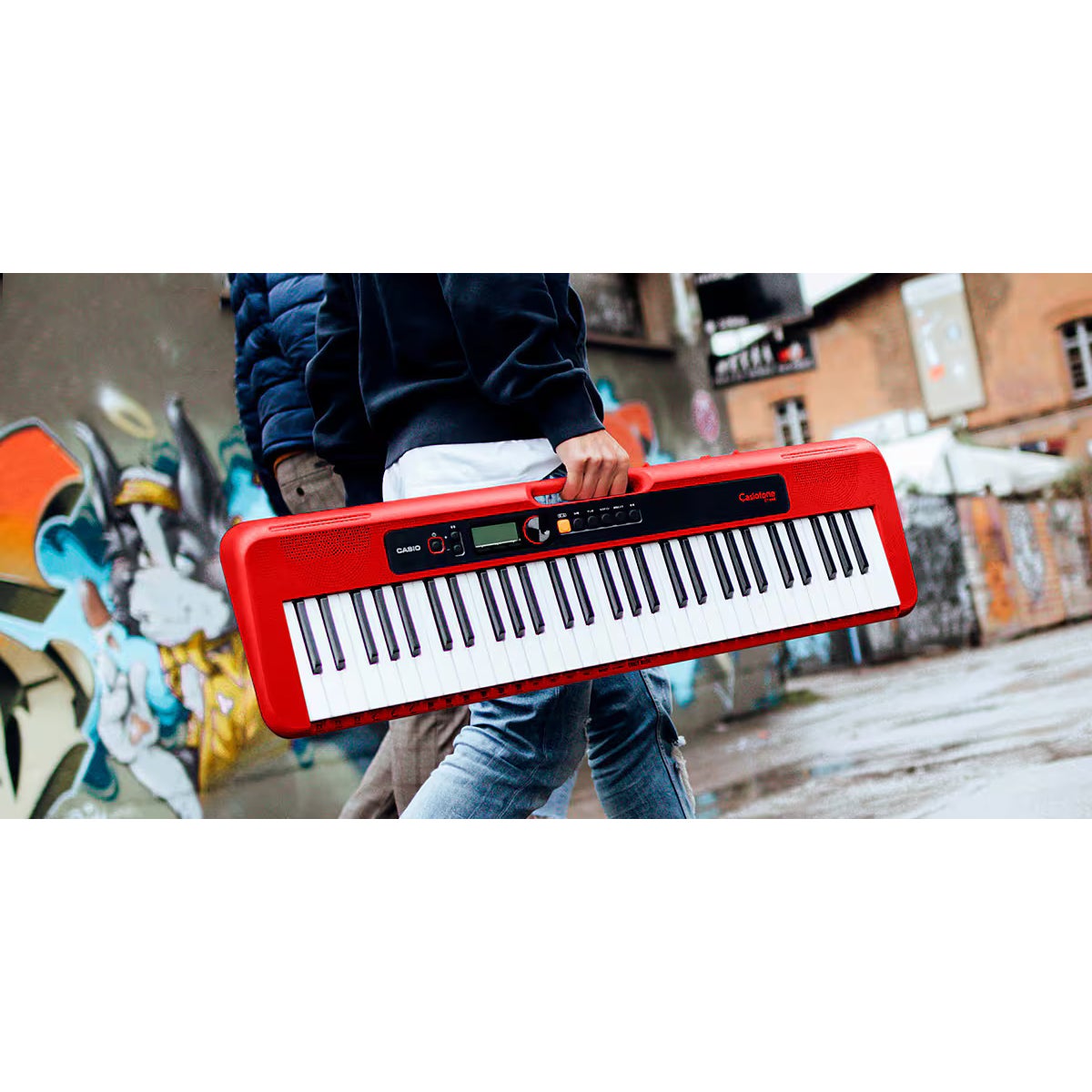 Casio CT-S200 Casiotone 61 Key Digital Portable Keyboard - Red