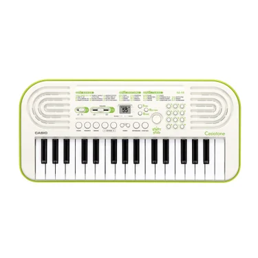 Casio SA-50 32-Key Mini Keyboard - White/Green
