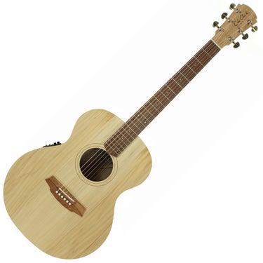 Cole Clark AN1E-BM Grand Auditorium Acoustic Electric Guitar - Natural Satin Finish, Bunya Top, Queensland Maple Back/Sides