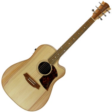Cole Clark FL2 ECBBA Fat Lady 2 Series Acoustic Electric Guitar Dreadnought Cutaway All Solid Bunya Top