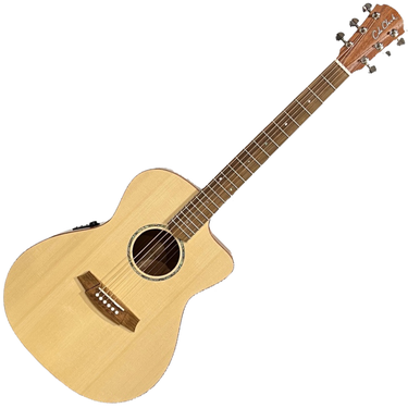 Cole Clark SAN1EC-SMAH Studio Grand Auditorium Acoustic Electric Guitar - Spruce Top, African Mahogany Back and Sides