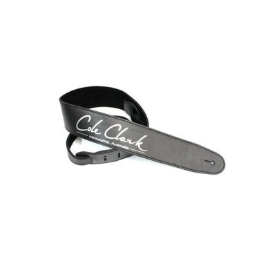 Cole Clark STRAPLBLK Leather Guitar Strap, Black