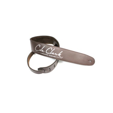 Cole Clark STRAPLSADDLE Leather Guitar Strap, Saddle Brown