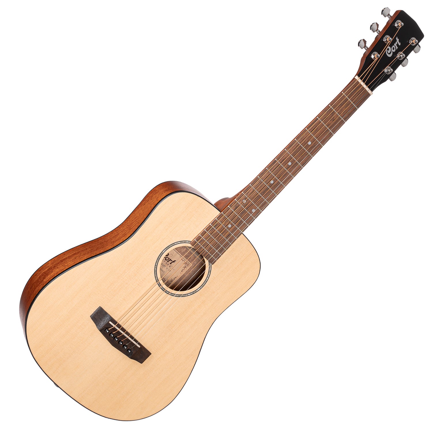 Cort AD MINI 3/4 Size Spruce Top 6-String Acoustic Guitar - Natural Open Pore