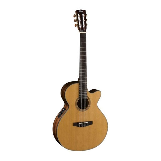 Cort Cec1 Classical Guitar With Pickup, Cutaway Cedar Top, Narrow Neck