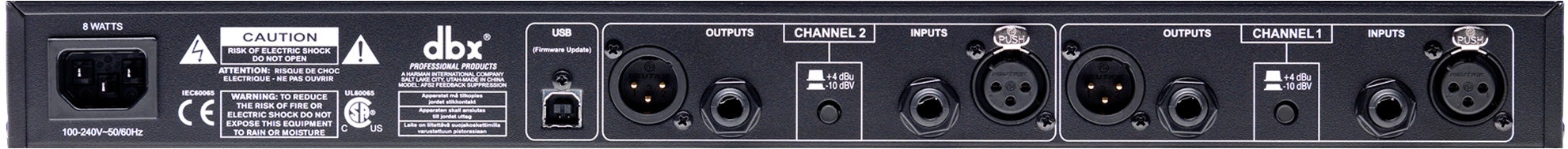 dbx　AFS2 dbx AFS2 Advanced Feedback Suppression Processor with Full LCD
