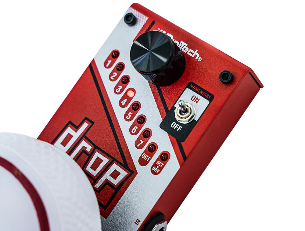 Digitech DROP V02 Guitar Effects Pedal Drop Polyphonic Drop Tune