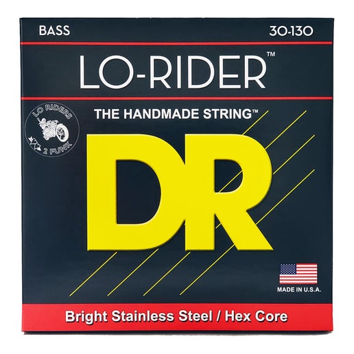 DR Strings MH6-130 Lo-Rider Stainless Steel 6-String Bass String - .030 ...