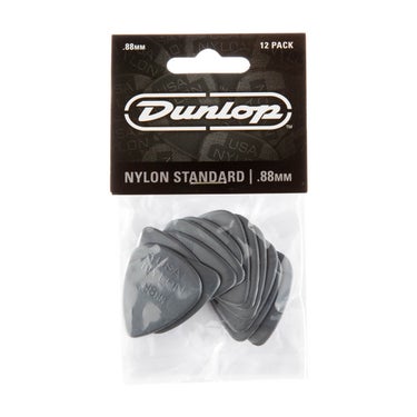 Dunlop 44P5 Nylon Standard .88mm Picks 12 Pack