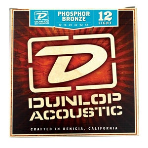 Dunlop DAP1254 Acoustic Guitar Strings Phosphor Bronze Light 12-54
