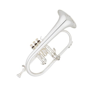 Eastman EFG512-GS Advanced Flugel Horn with 3rd valve trigger Silver plate finish