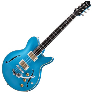 Eastman ROMEO LA CB 6 String Semi-Hollow Electric Guitar - Celestine Blue