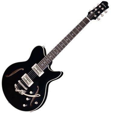 Eastman ROMEO NYC 6 String Semi-Hollow Electric Guitar - Black