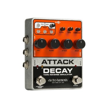 Electro Harmonix EHX ATTACKDECAY Tape Reverse Simulator Guitar Effects Pedal