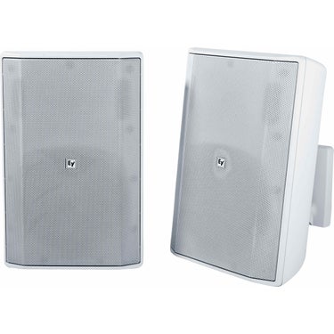 EV Electro Voice EVID-42T 4 inch White 100v Surface Mount Speakers pair