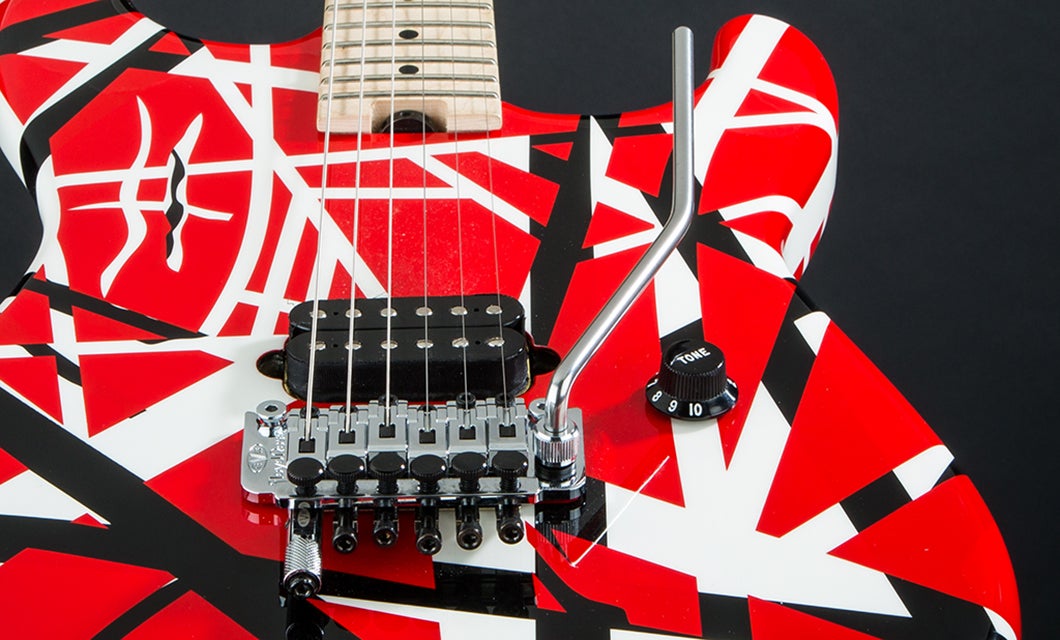 EVH 5107902503 Striped Series Electric Guitar - Red with
