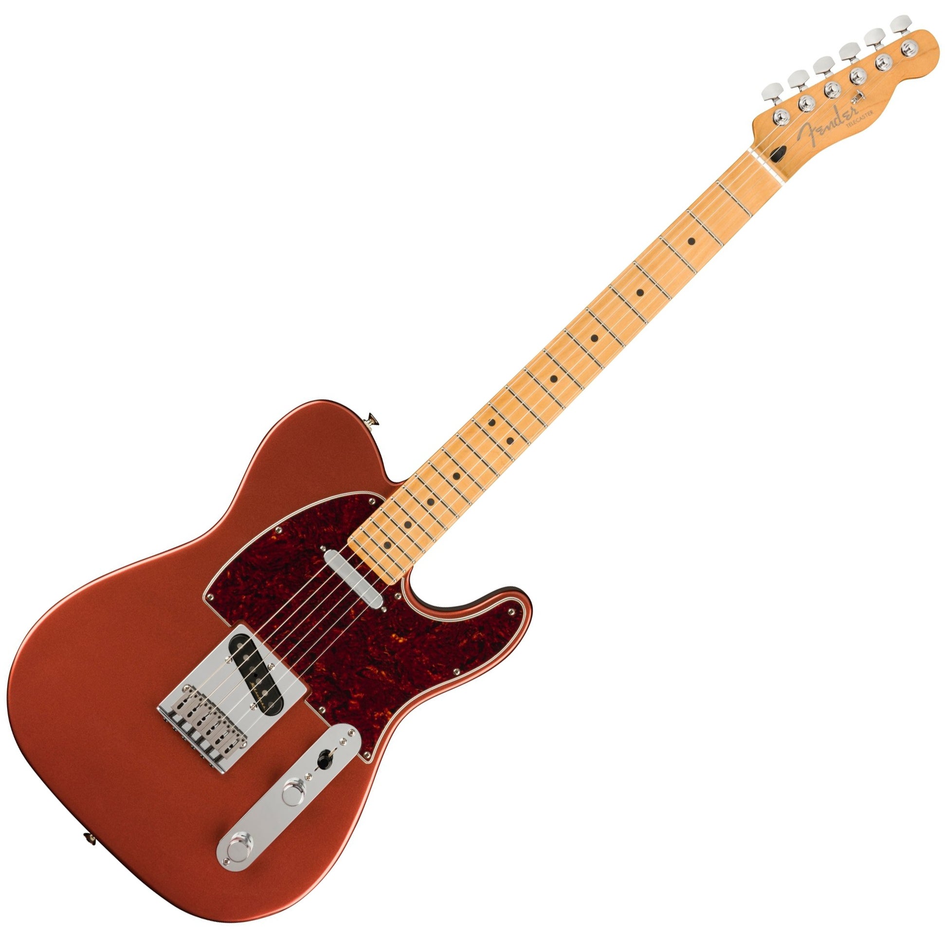 Fender 0147332370 Player Plus Telecaster Electric Guitar - Aged Candy Apple Red with Maple Fingerboard