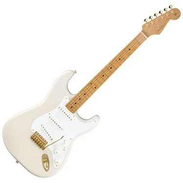 Fender 0149012301 Limited Edition Vintera II '50s Stratocaster Electric Guitar - White Blonde with Maple Fingerboard