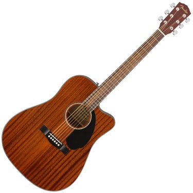 Fender 0970113022 CD-60SCE Dreadnought Cutaway Acoustic Electric Guitar - Natural Mahogany