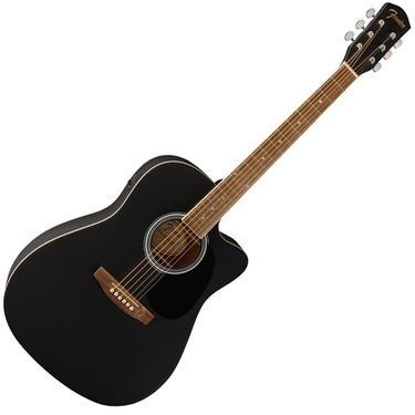Fender 0971913006 FA-25CE Dreadnought Acoustic-Electric Guitar - Black