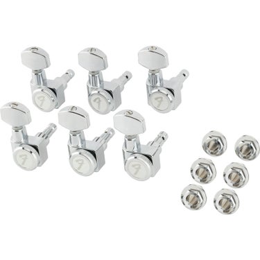 Fender 0990818105 Locking Stratocaster/Telecaster All Short Post Tuning Machines - Chrome All Short Post