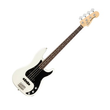 Fender American Performer Precision Bass Guitar, 0198600380, Arctic White