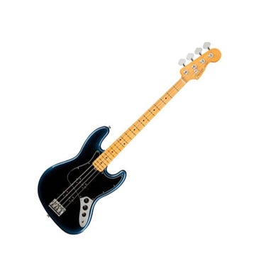 Fender American Professional II Jazz Bass Guitar, 0193972761, Maple Fingerboard, Dark Night