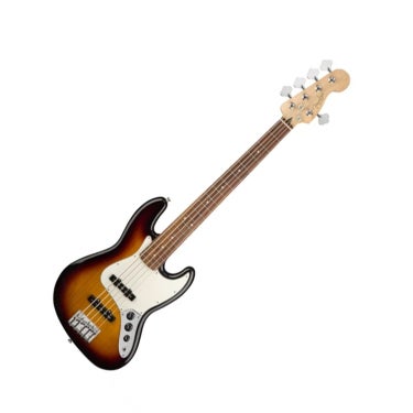 Fender Player 5 String Electric Jazz Bass Guitar V, 3-Tone Sunburst 0149953500