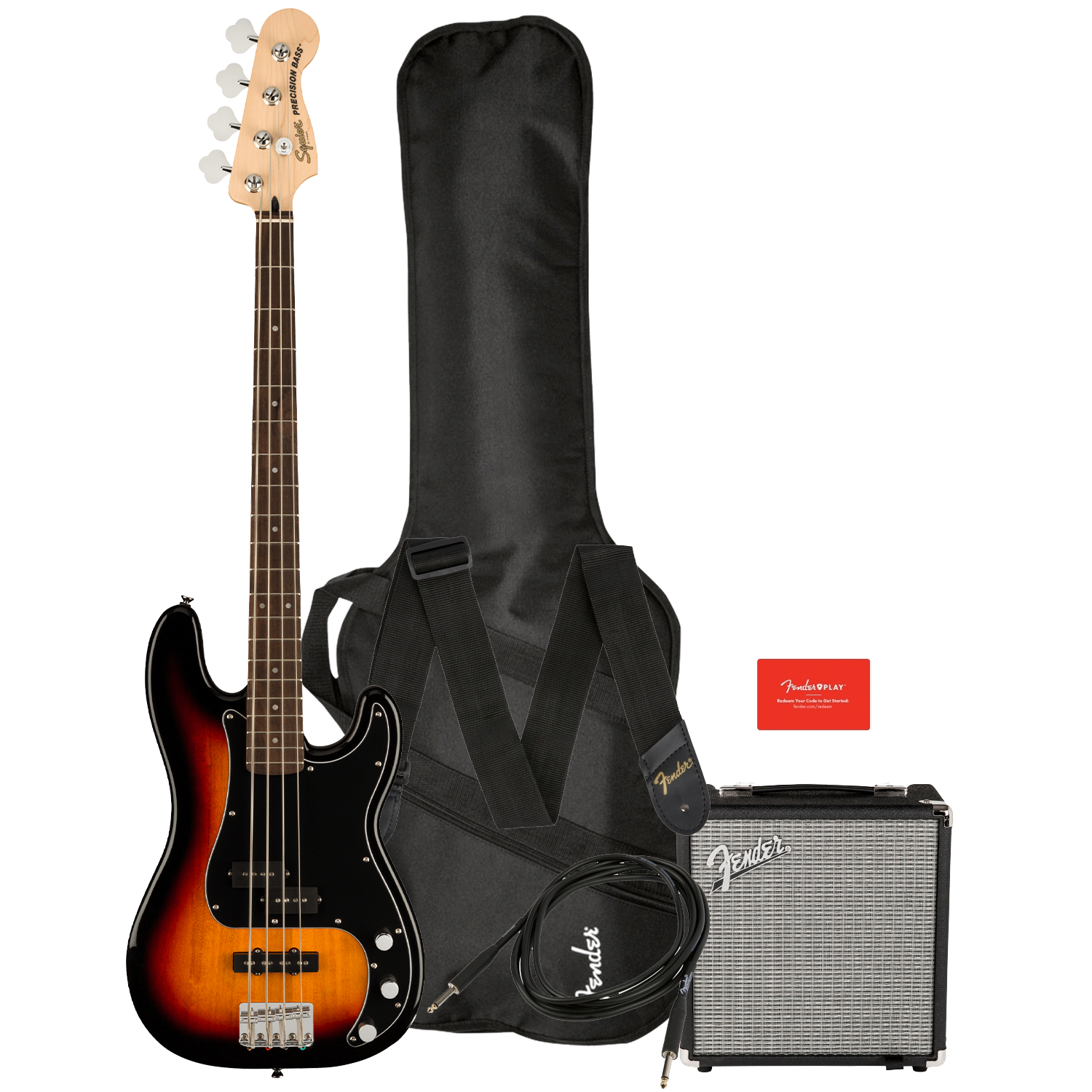 Fender Squier 0372980300 Affinity Series Precision PJ Bass Guitar
