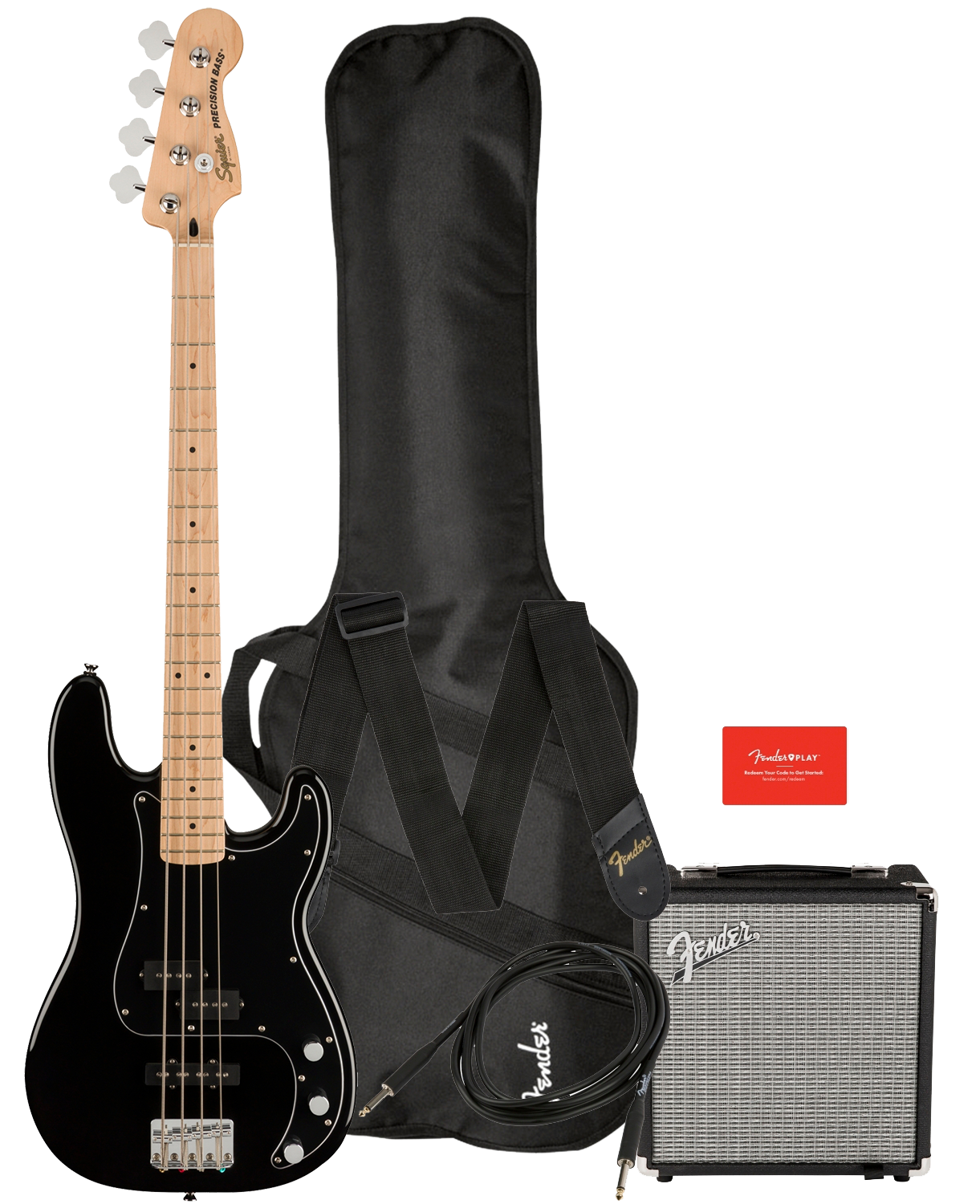Fender Squier 0372980300 Affinity Series Precision PJ Bass Guitar