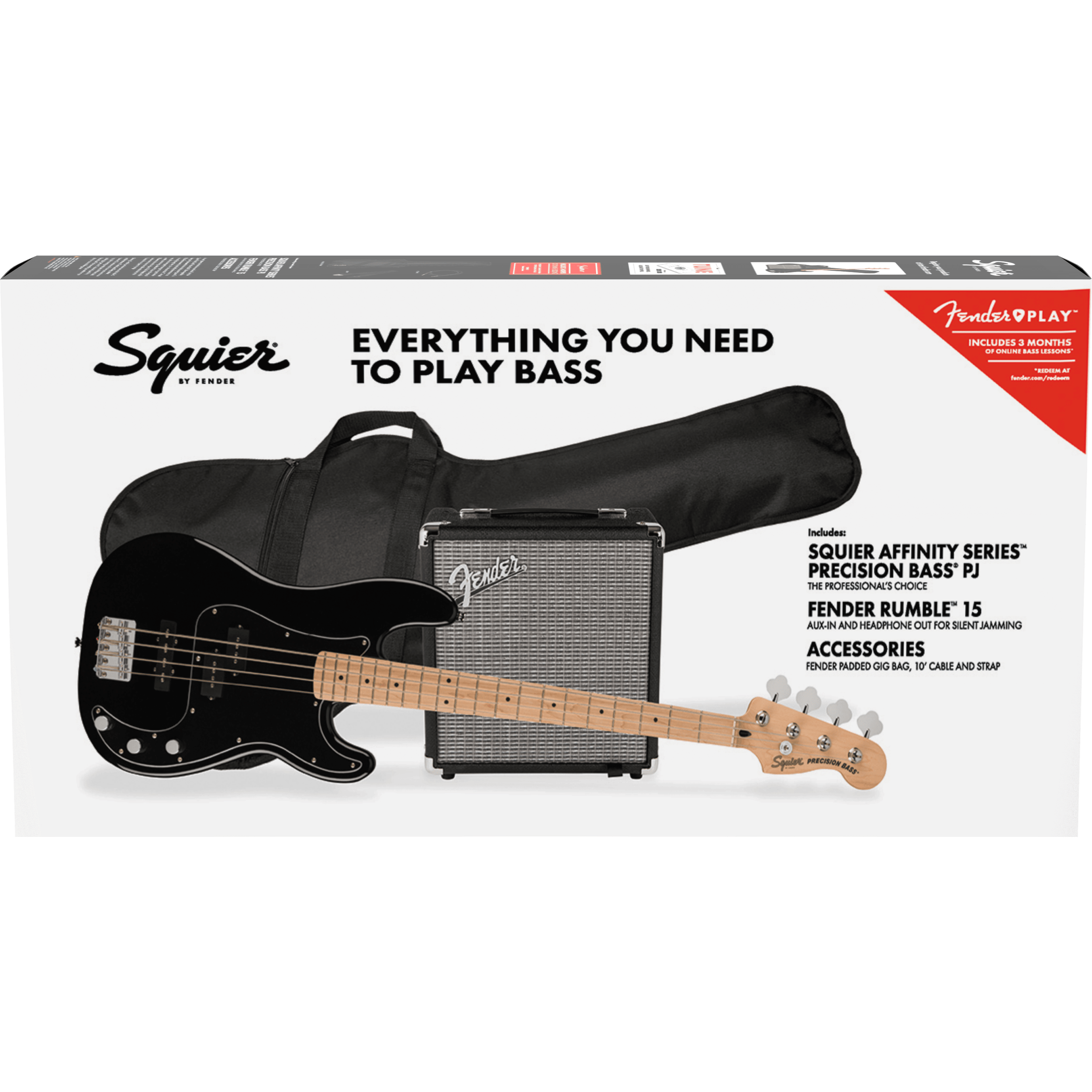 【11601】Squier by Fender standard PJ ベース Fender Squier 0372981306 Affinity Series Precision PJ Bass Guitar