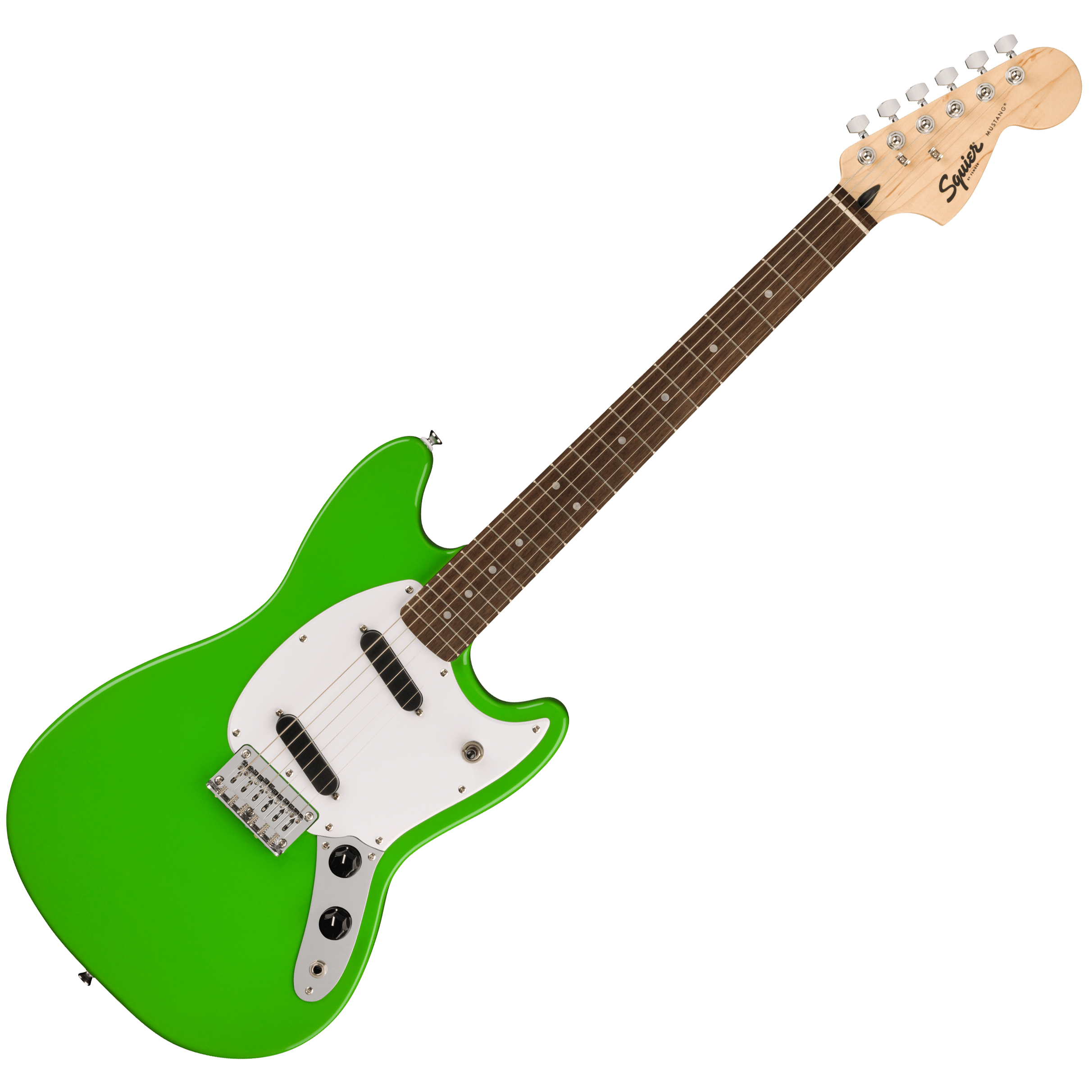 Fender Squier 0373650535 FSR Sonic Mustang Electric Guitar - Lime