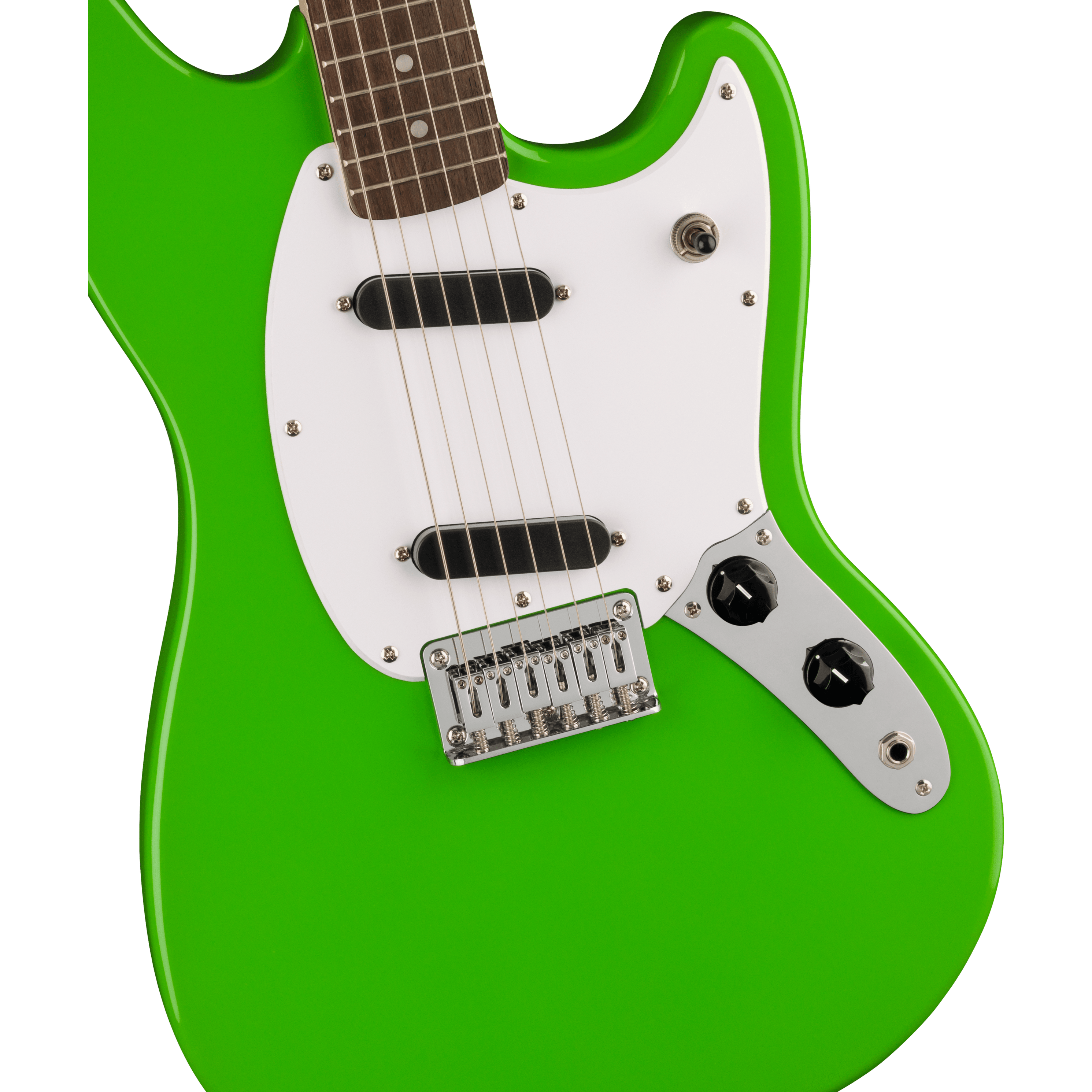 Fender Squier 0373650535 FSR Sonic Mustang Electric Guitar - Lime