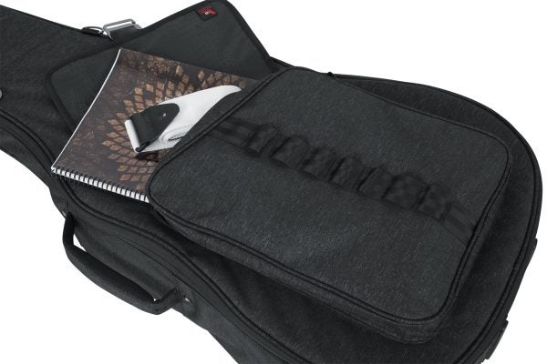 Gator GT-ACOUSTIC-BLK Transit Acoustic Guitar Bag - Charcoal Black