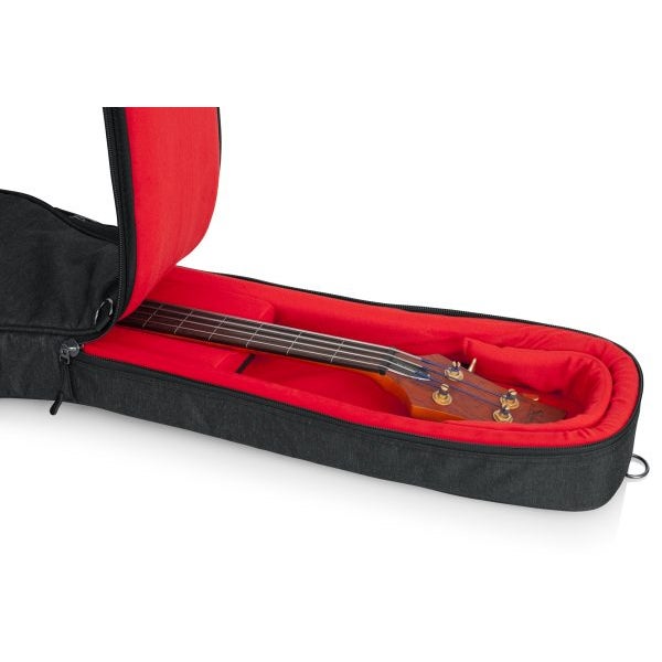 Gator GT-BASS-BLK Transit Bass Guitar Bag - Charcoal Black