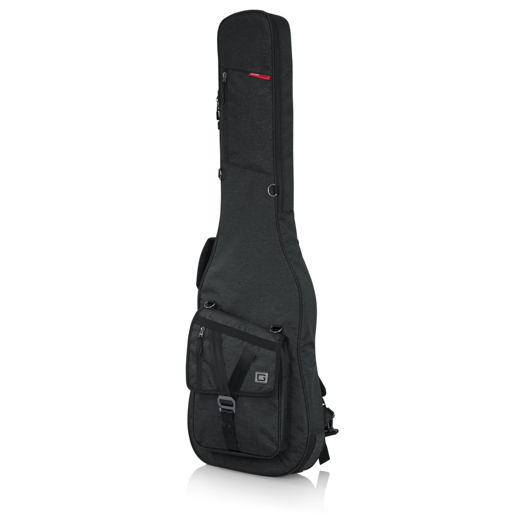 Gator GT-BASS-BLK Transit Bass Guitar Bag - Charcoal Black