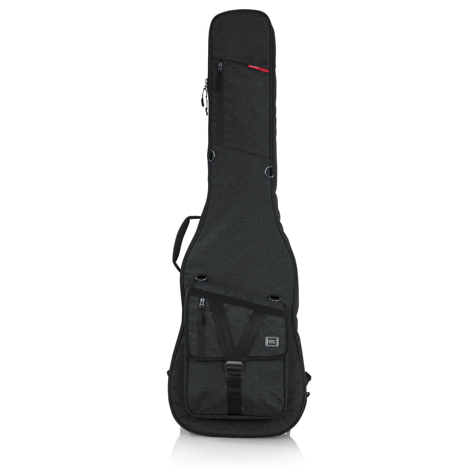 Gator GT-BASS-BLK Transit Bass Guitar Bag - Charcoal Black
