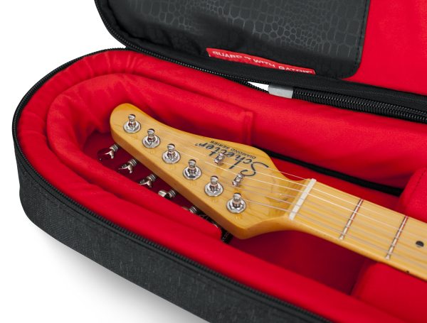 Gator GT-ELECTRIC-BLK Transit Electric Guitar Bag - Charcoal Black