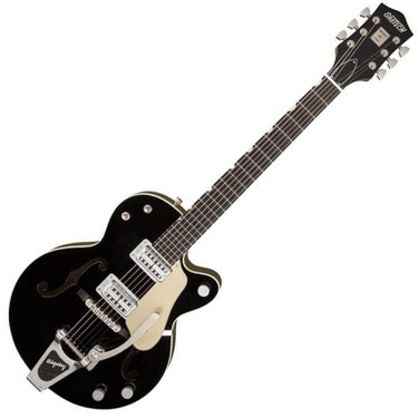 Gretsch 2401030800 G6118T-LTV 130th AnniversaryTM Jr. Hollowbody Electric Guitar - 2-tone Black/Metallic Gold