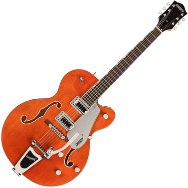 Gretsch 2506115512 G5420T Electromatic Classic Hollowbody Single-cut Electric Guitar with Bigsby - Orange Stain