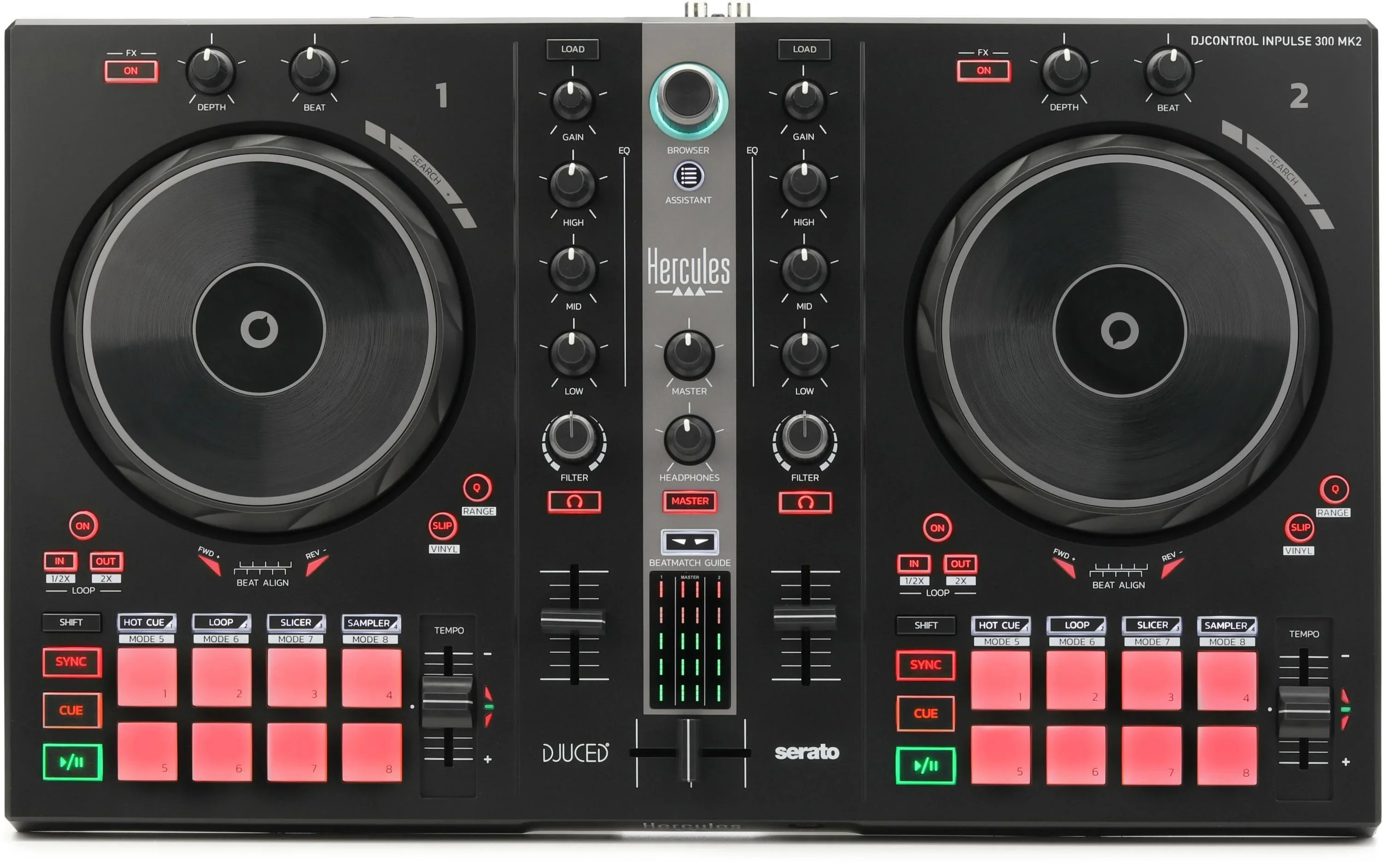DJ機材 Hercules DJControl INPULSE 300 MK2 hercules-dj-djcontrol-inpulse-