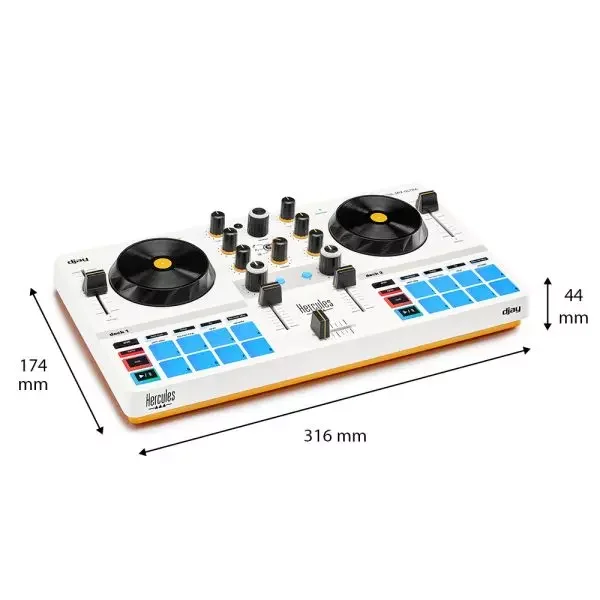 Hercules DJ DJControl Mix Ultra Mobile DJ Controller | Music Works
