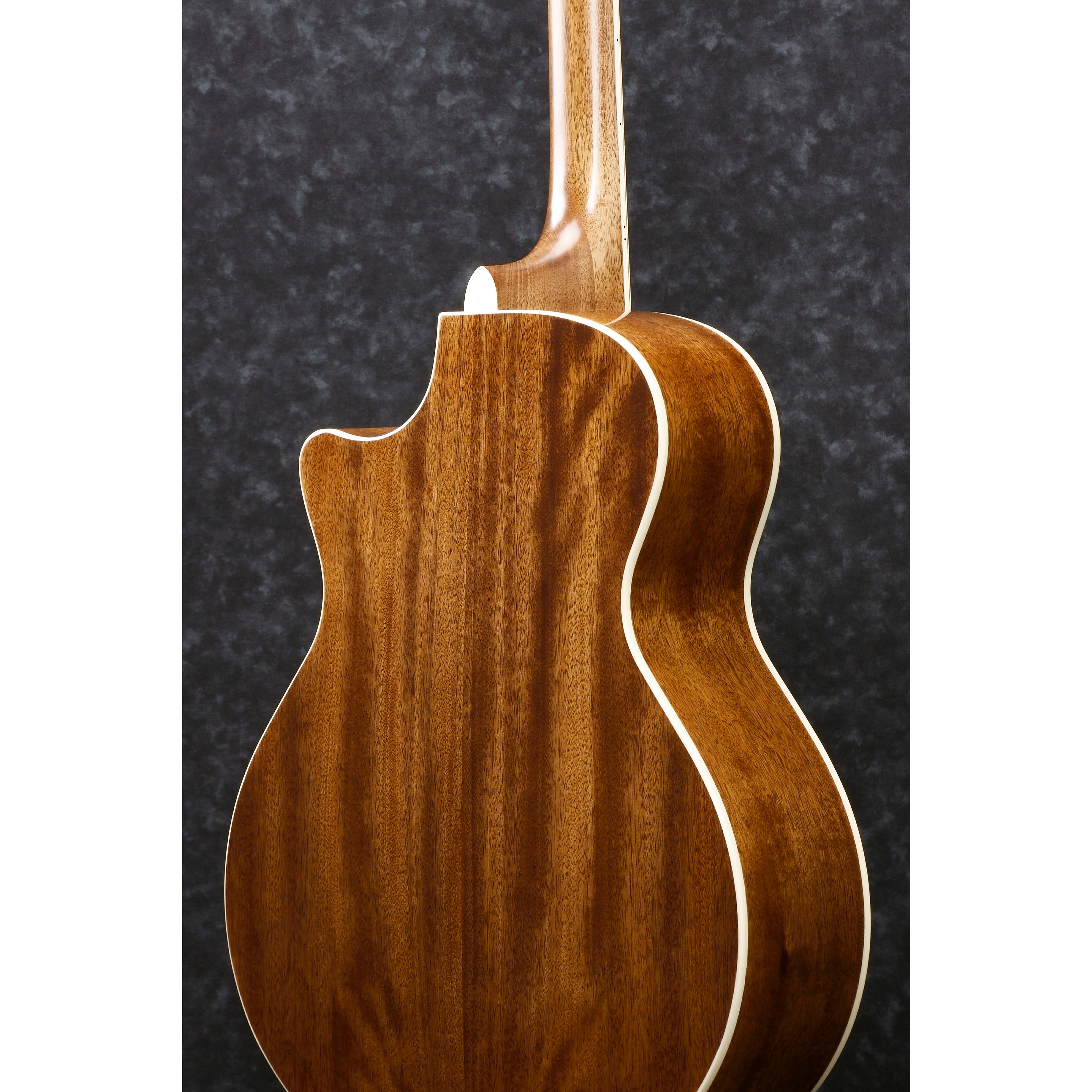 Ibanez AE245 NT High Gloss Solid Okoume top Cutaway Acoustic Electric Steel String Guitar with Wooden Vine Inlay