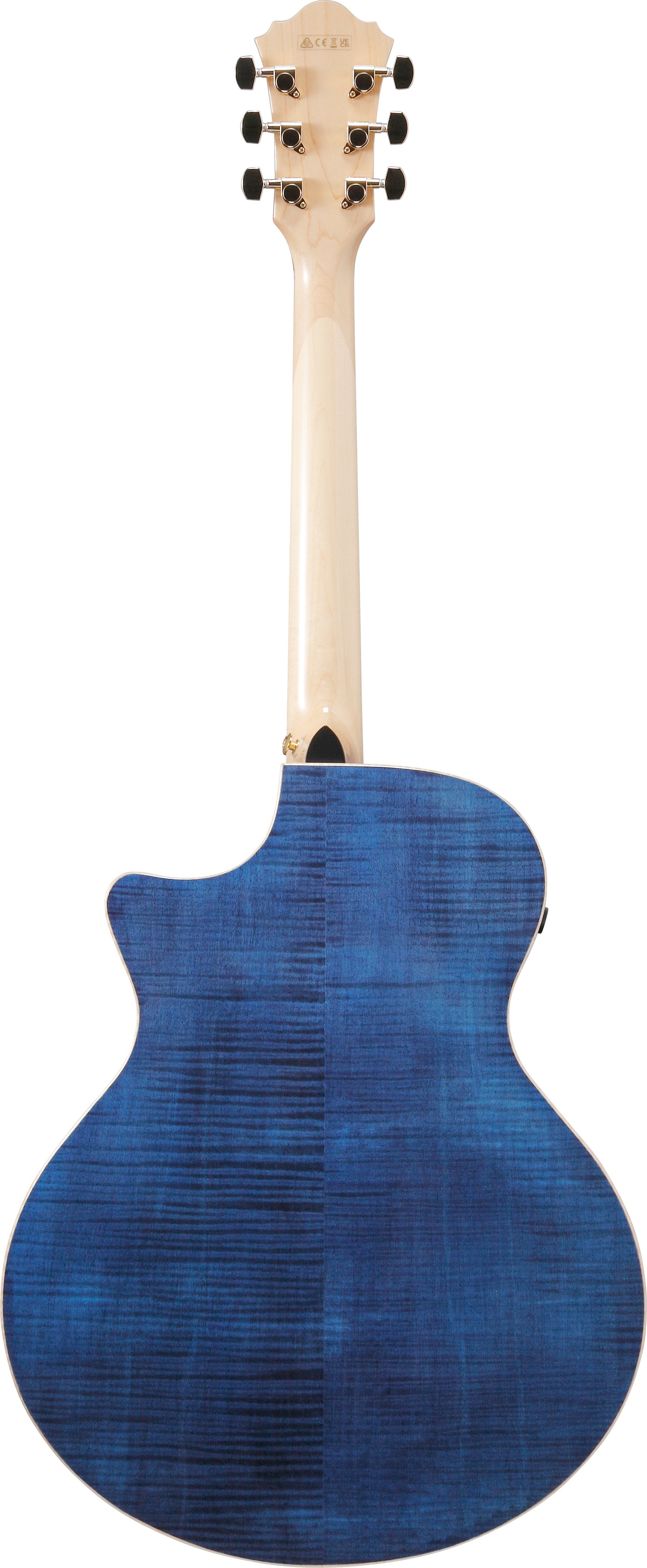【11998】IBANEZ AE390 NTA Blue Solid top Ibanez AE390 AE Series Acoustic-Electric Guitar - Natural High