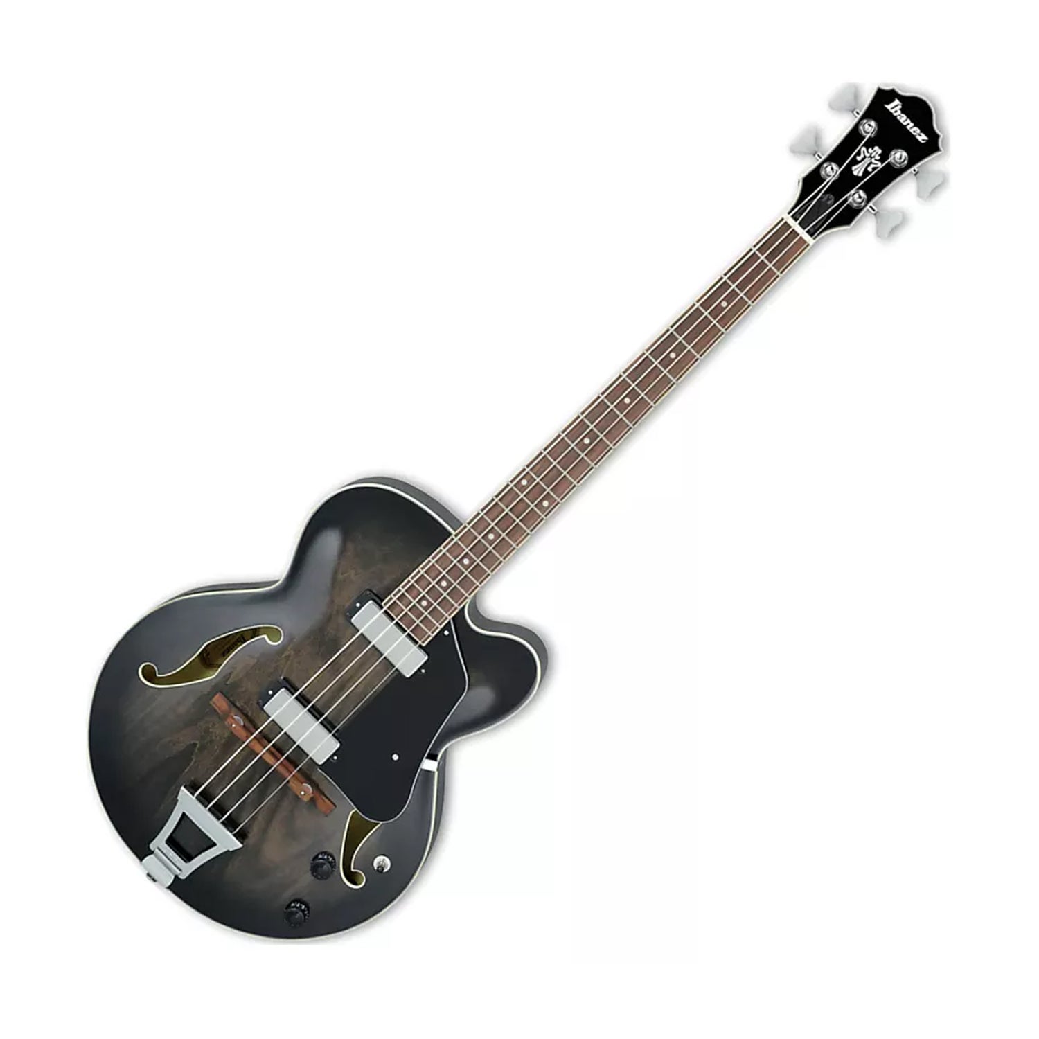 Ibanez AFB200 TKS 4 String Artcore Acoustic-Electric Bass Guitar, Black Burst
