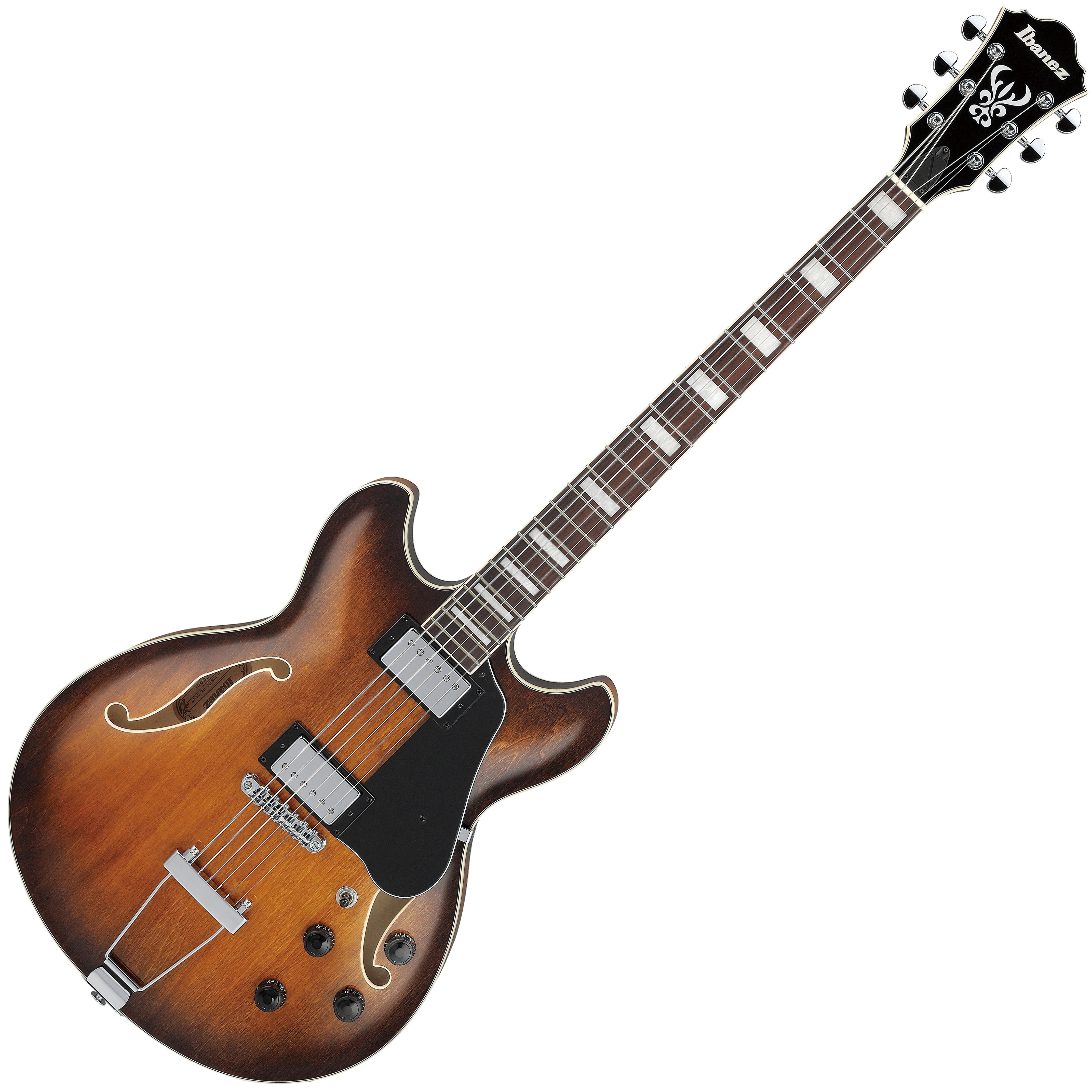 Ibanez AG95QA DBS Artcore Expressionist 6 String Electric Guitar