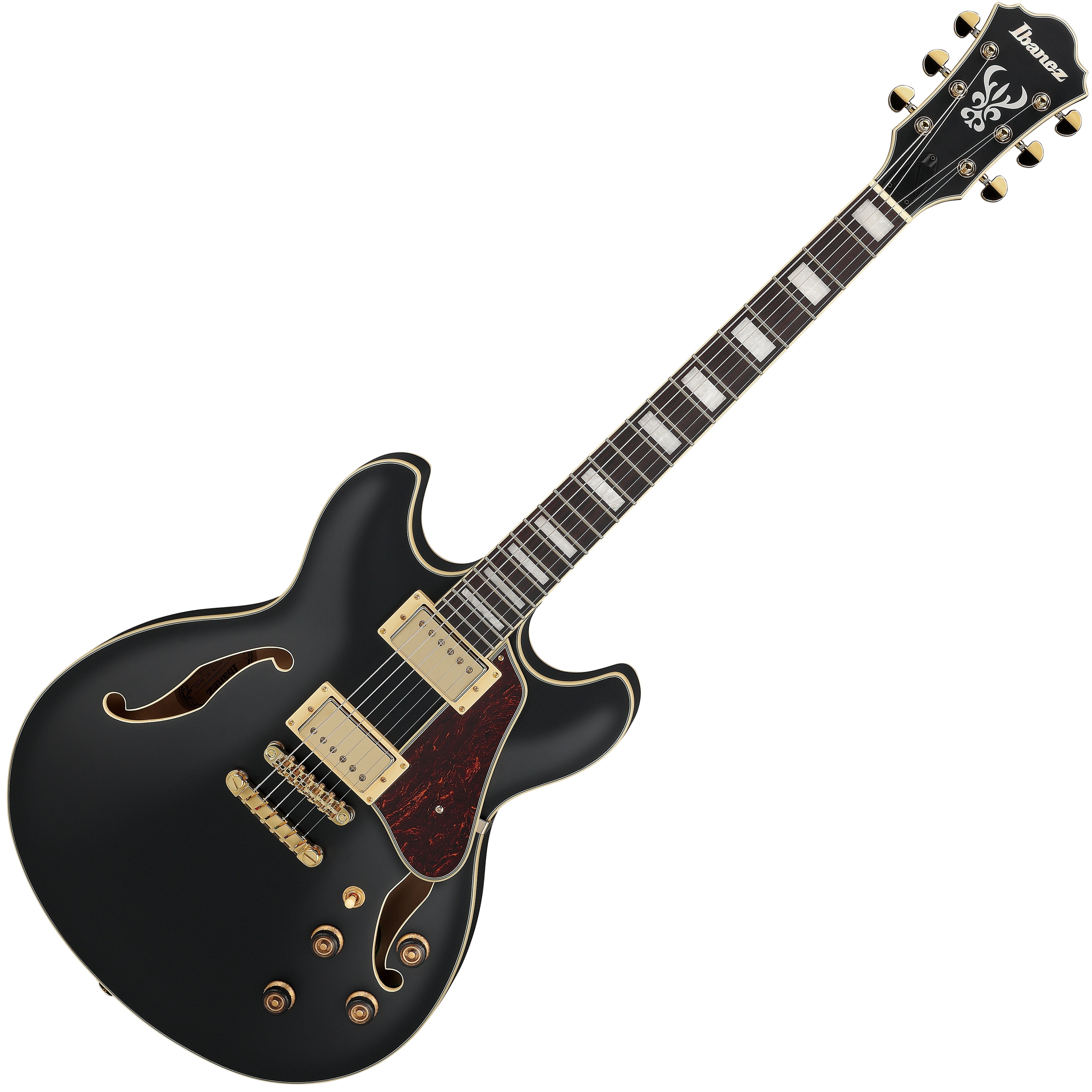 Ibanez Artcore AS73G Semi-Hollow Electric Guitar - Black Flat